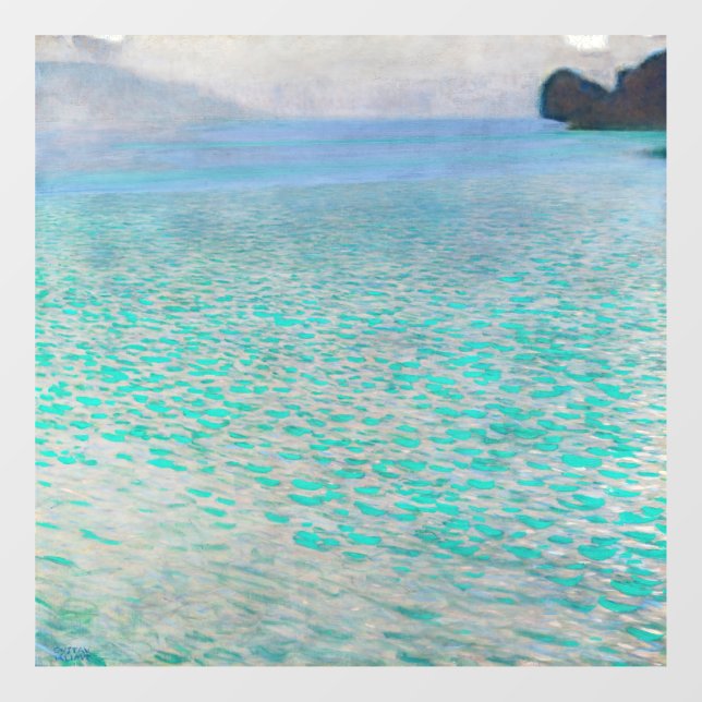 Autocollant Pour Fenêtre Gustav Klimt - Attersee (Feuille)