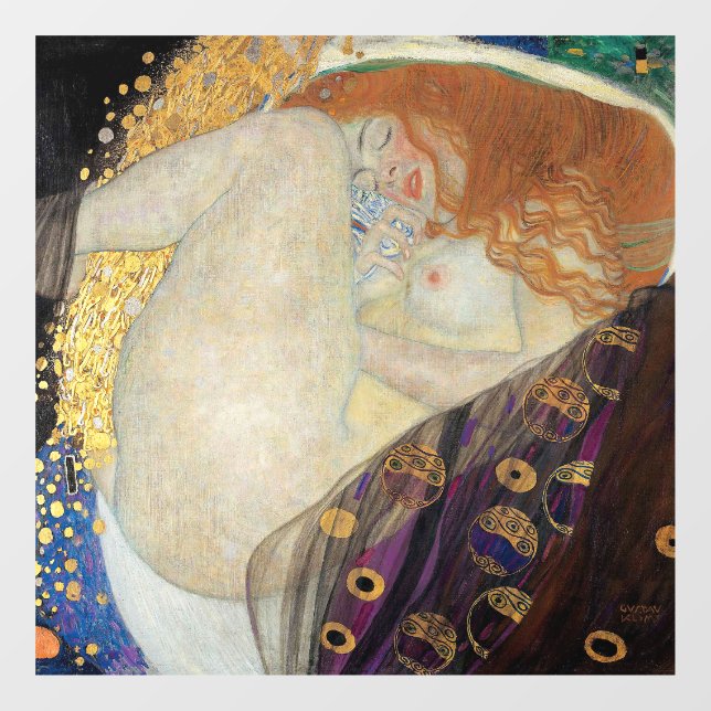 Autocollant Pour Fenêtre Gustav Klimt - Danae (Feuille)