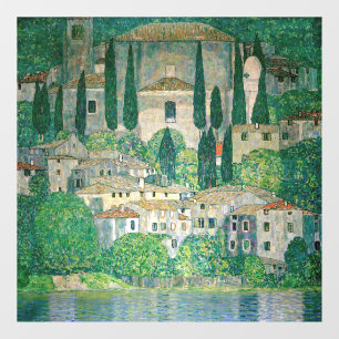 Autocollant Pour Fenêtre Gustav Klimt - Église à Cassone