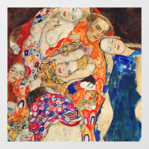 Autocollant Pour Fenêtre Gustav Klimt - La mariée (inachevée)