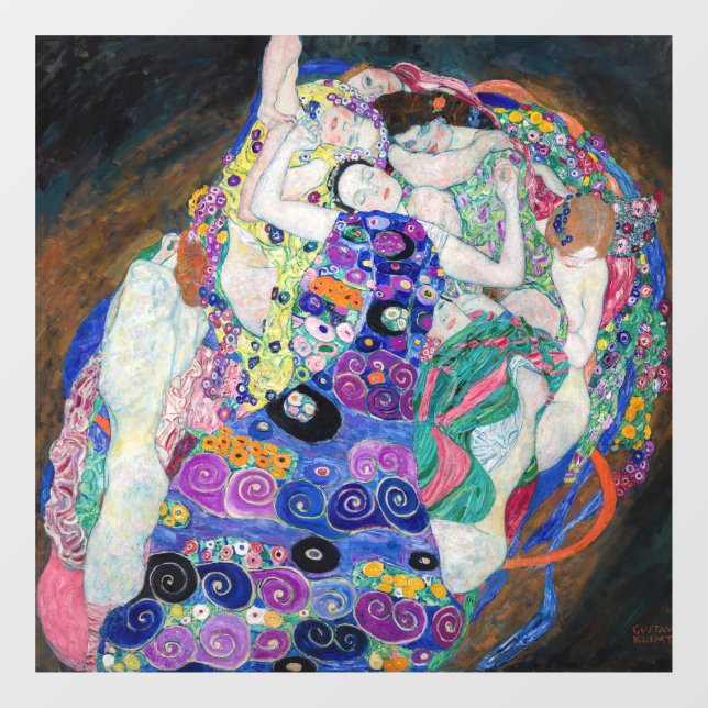 Autocollant Pour Fenêtre Gustav Klimt - La Vierge (Feuille)
