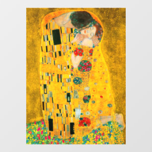 Autocollant Pour Fenêtre Gustav Klimt Le Baiser