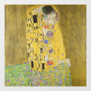 Autocollant Pour Fenêtre Gustav Klimt - Le baiser