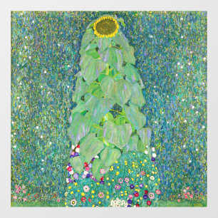 Autocollant Pour Fenêtre Gustav Klimt - Le tournesol