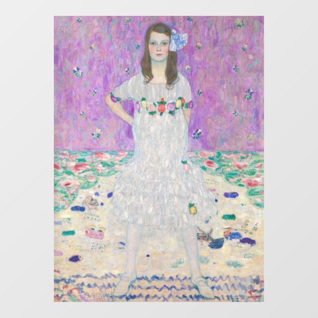 Autocollant Pour Fenêtre Gustav Klimt - Mada Primavesi (Feuille)