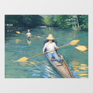 Autocollant Pour Fenêtre Gustave Caillebotte - Skiffs on the Yerres
