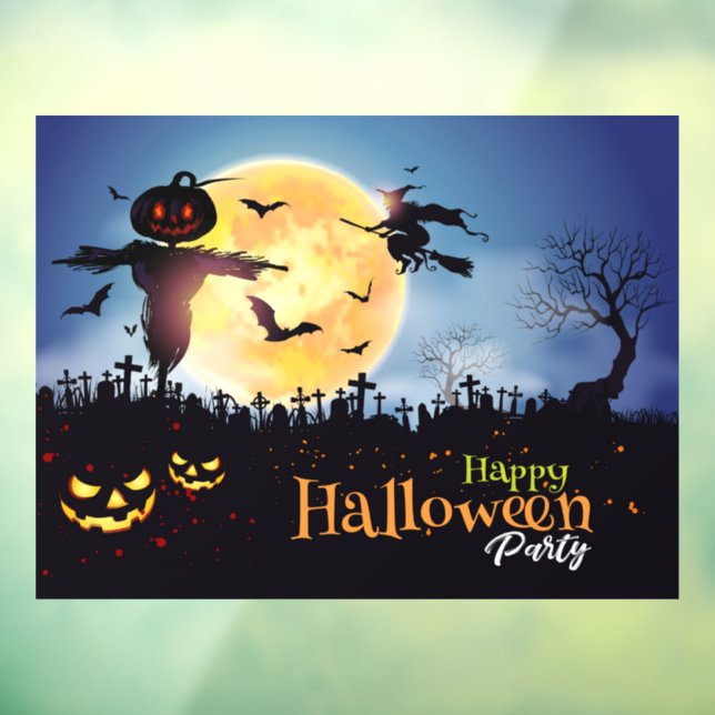 Autocollant Pour Fenêtre Halloween (Feuille 3)