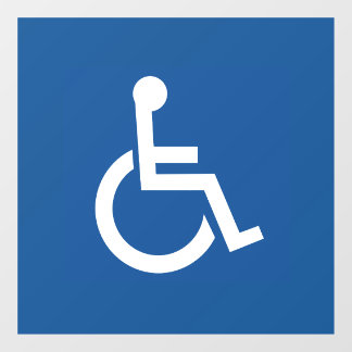 Autocollant Pour Fenêtre Handicapé