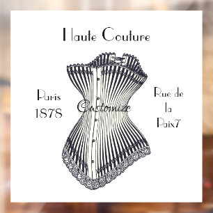 Autocollant Pour Fenêtre Haute Couture Corset Thunder_Cove