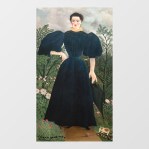 Autocollant Pour Fenêtre Henri Rousseau - Portrait de Madame M.