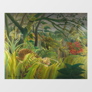 Autocollant Pour Fenêtre Henri Rousseau - Surpris !