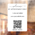 Heures d'ouverture d'entreprise sur rendez-vous un