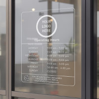 Heures d'ouverture Logo de l'entreprise Code QR tr