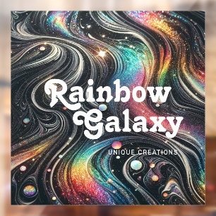 Autocollant Pour Fenêtre Holographique Parties scintillant arc-en-ciel les 
