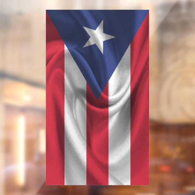 Autocollant Pour Fenêtre Indicateur Porto Rico (Feuille 2)