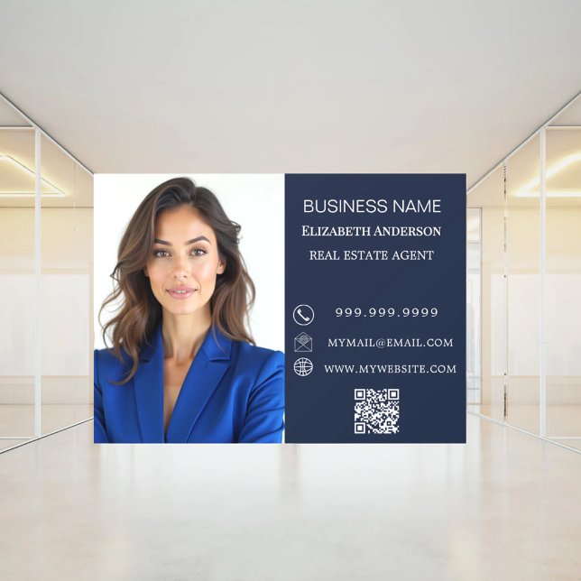 Autocollant Pour Fenêtre Informations de contact de photo d'entreprise mode (Créateur téléchargé)