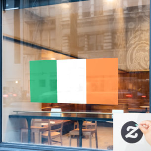 Autocollant Pour Fenêtre Irlande National Flag, standard irlandais, bannièr