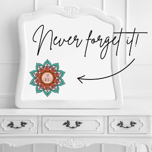 Autocollant Pour Fenêtre Je Suis Assez Boho Floral Mandala