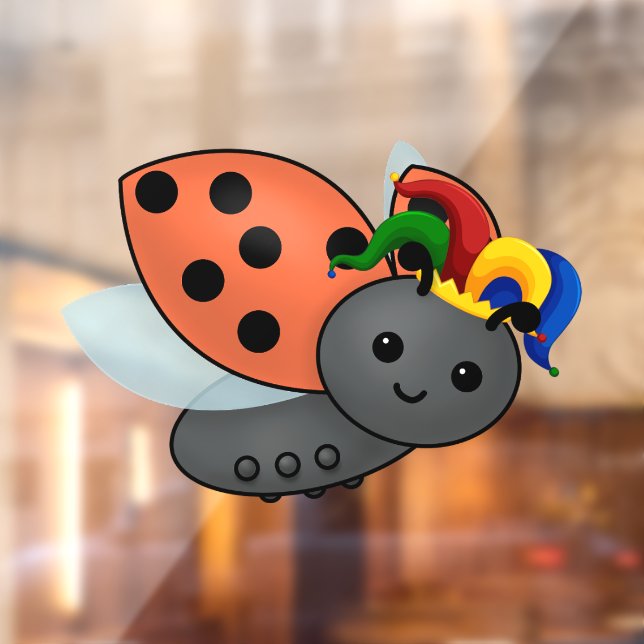 Autocollant Pour Fenêtre Jester Ladybug (Feuille 2)