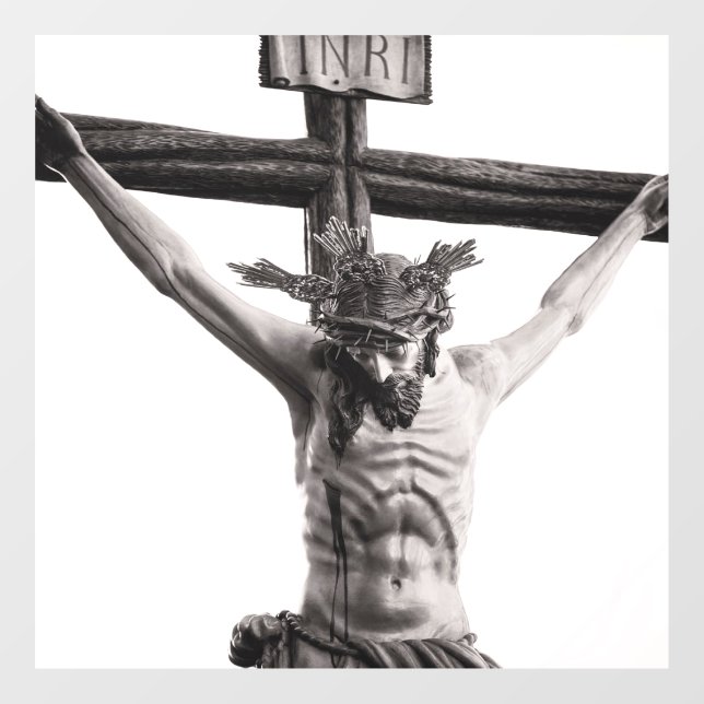 AUTOCOLLANT POUR FENÊTRE JESUS CHRIST (Feuille)