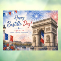 Jour de la Bastille Arc de triomphe Paris France f