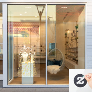 Autocollant Pour Fenêtre Joyeux Noël grand Clouage de fenêtre