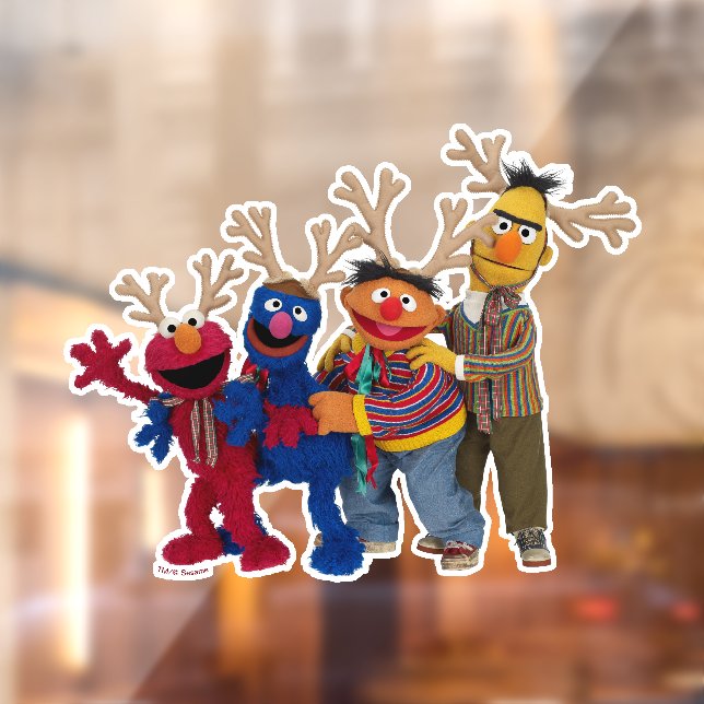 Autocollant Pour Fenêtre Joyeux Noël Pals (Feuille 2)