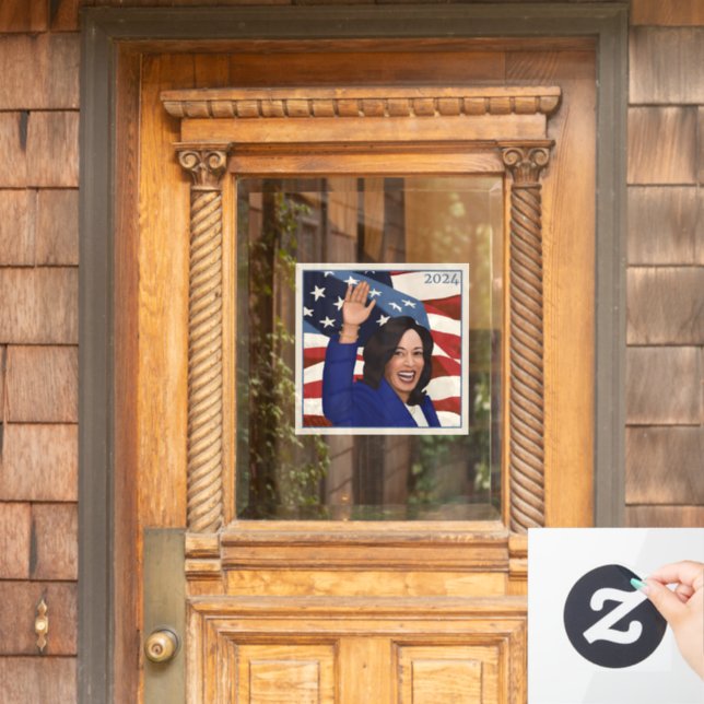 Autocollant Pour Fenêtre Kamala 2024 (Porte d'accueil)