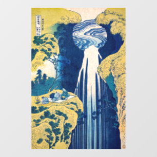 Autocollant Pour Fenêtre Katsushika Hokusai - Chutes Amida