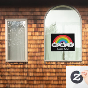 Autocollant Pour Fenêtre La haine LGBT n'existe pas ici