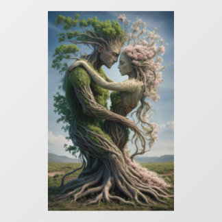 Autocollant Pour Fenêtre Les amoureux de la nature