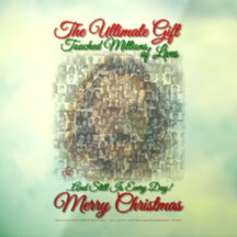 "L'humanité : Le cadeau ultime" Cling statique 12"