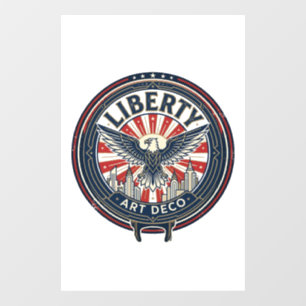 Autocollant Pour Fenêtre Liberty Aviator Patriotique Patriotique Aviation V