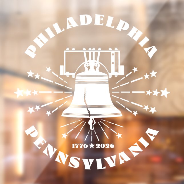 Autocollant Pour Fenêtre Liberty Bell 2026 250e anniversaire de l'Amérique (Feuille 2)