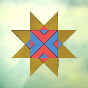 Autocollant Pour Fenêtre Lincolnshire Auseklis Witch Mark