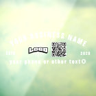 Logo de l'entreprise code qr Vinyl Car Truck Windo