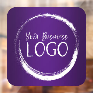 Autocollant Pour Fenêtre Logo d'entreprise Royal Purple Gradient