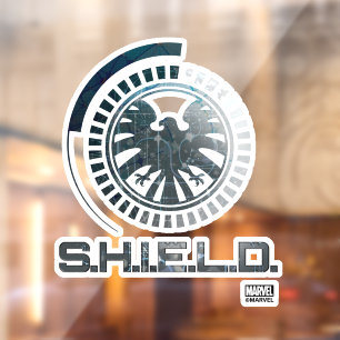 Autocollant Pour Fenêtre Logo Hi-Tech S.H.I.E.L.D.