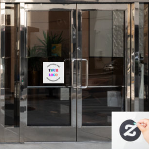 Autocollant Pour Fenêtre Logo Personnalisé Promotionnel Entreprise Personna