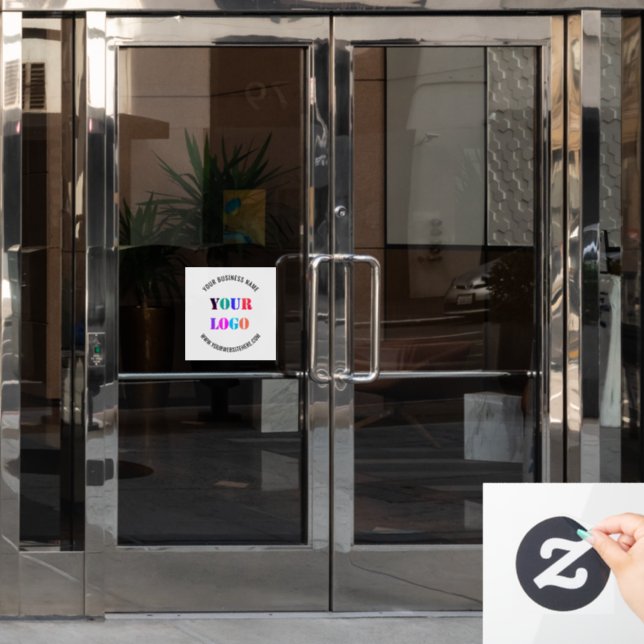 Autocollant Pour Fenêtre Logo personnalisé Promotionnel Entreprise Personna (Porte de bureau)