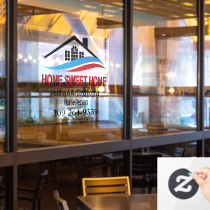 Autocollant Pour Fenêtre Logo Société Publicité