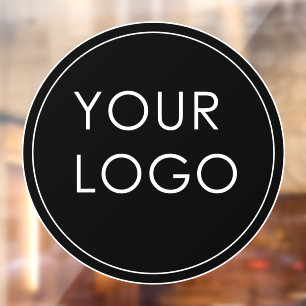 Autocollant Pour Fenêtre Logo sur mesure Entreprise Simple
