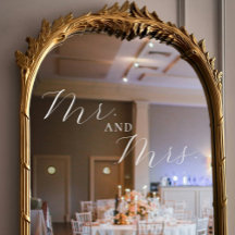 M. et Mme Elegant Mariage de script