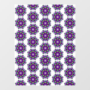 Autocollant Pour Fenêtre Mandala Motif 02 en violet