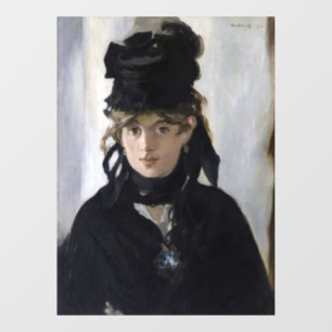 Autocollant Pour Fenêtre Manet - Berthe Morisot avec un bouquet de violette