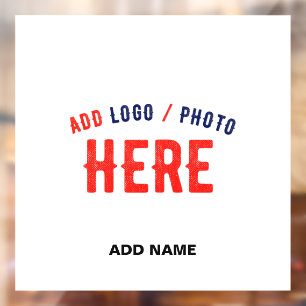 AUTOCOLLANT POUR FENÊTRE MARQUE BLANCHE MODERNE ET PERSONNALISABLE VÉRIFIÉE