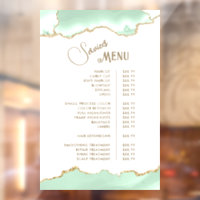Menu Services Agate Vert Mousse de Mer