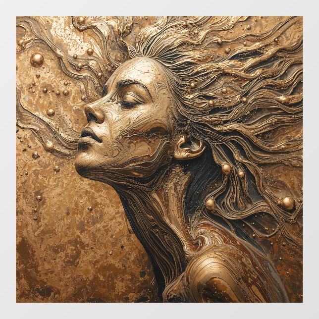 Autocollant Pour Fenêtre “Metamorphosis of Light” – A Surreal Portrait (Feuille)