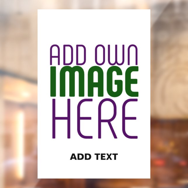 AUTOCOLLANT POUR FENÊTRE MODÈLE DE TEXTE D'IMAGE BLANCHE SIMPLE MODERNE (Feuille 2)