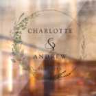 Moderne, élégant, eucalyptus, mariage